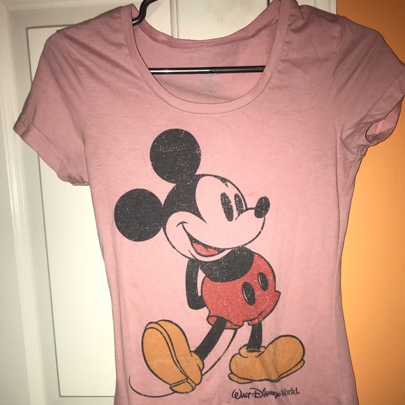 Walt Disney World Mickey Mouse Distressed Shirt - Picture 1 of 3